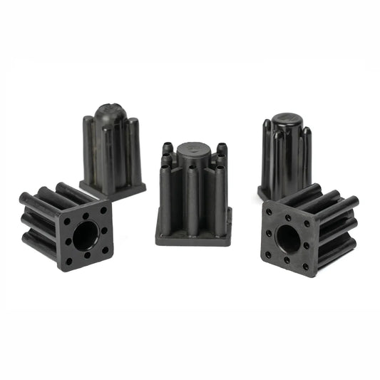Square castor socket sleeve