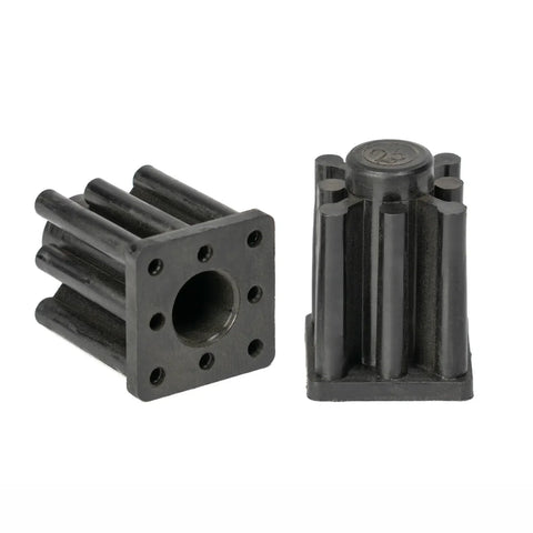 Square castor socket sleeve