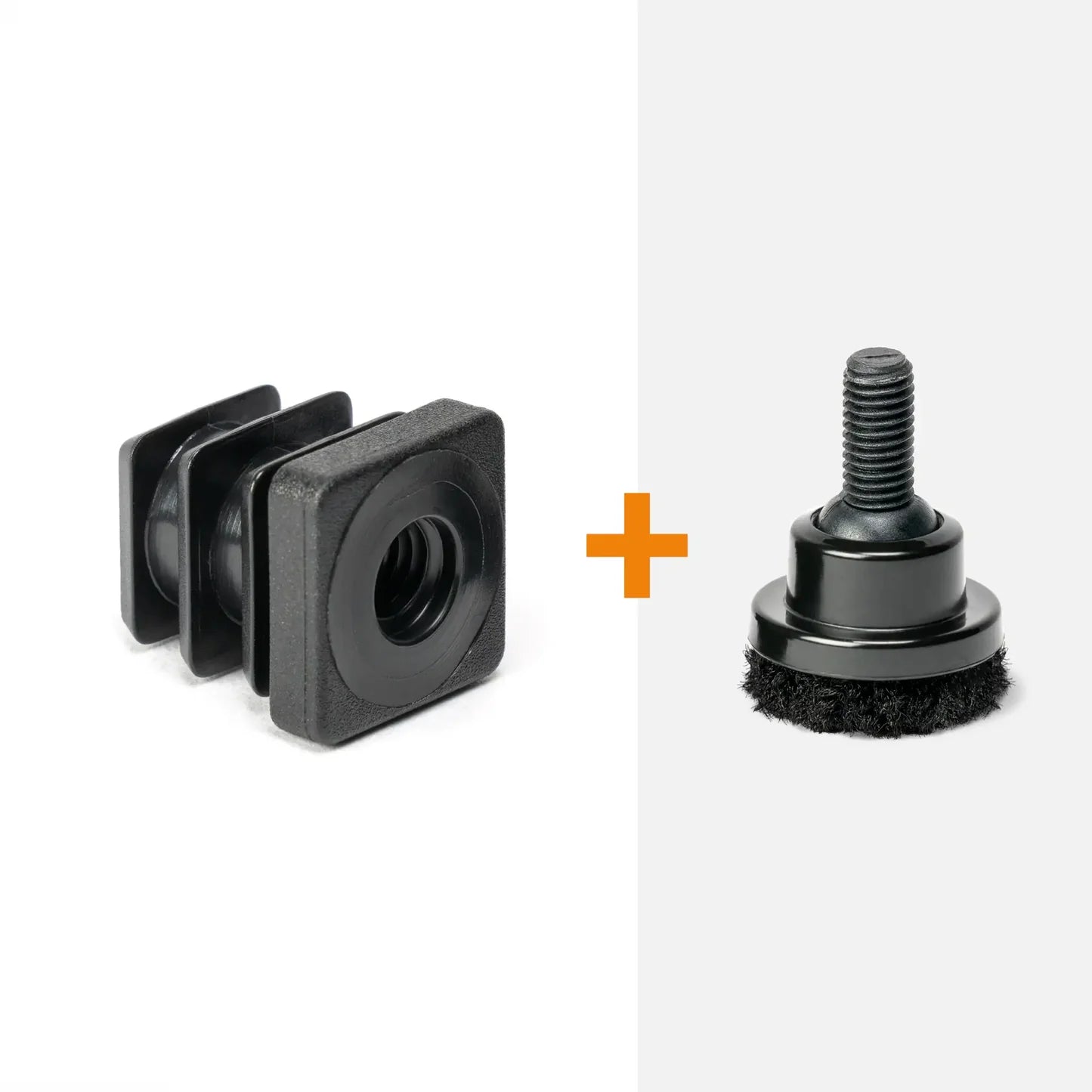 Threaded square insert M8