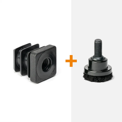 Threaded square insert M8