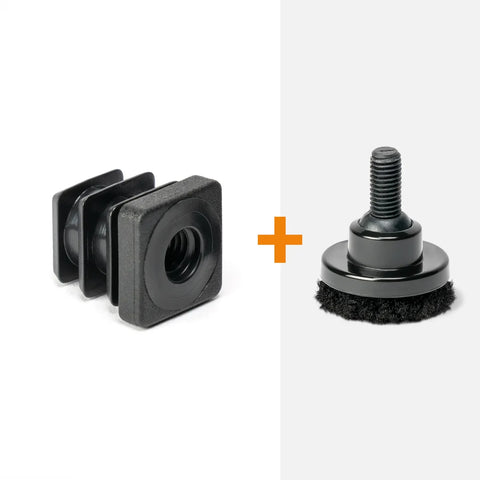 Threaded square insert M8