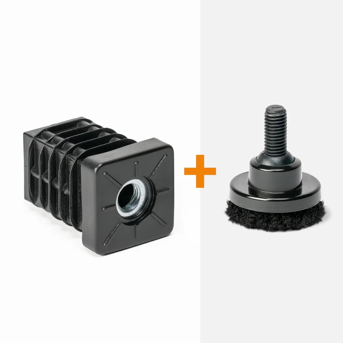 Threaded square insert M8