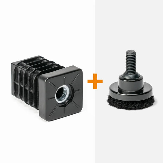 Threaded square insert M8