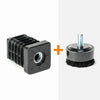 Threaded square insert M8