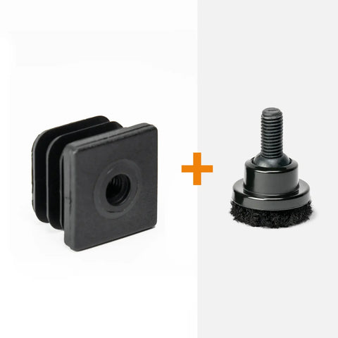 Threaded square insert M8