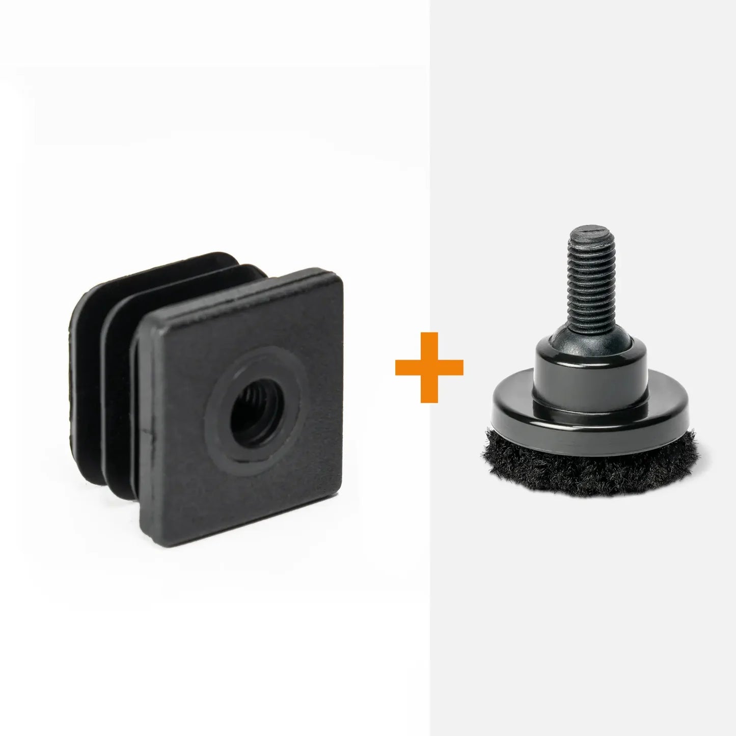 Threaded square insert M8