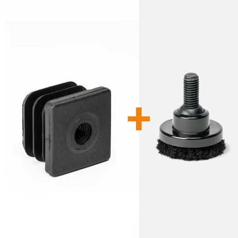 Threaded square insert M8