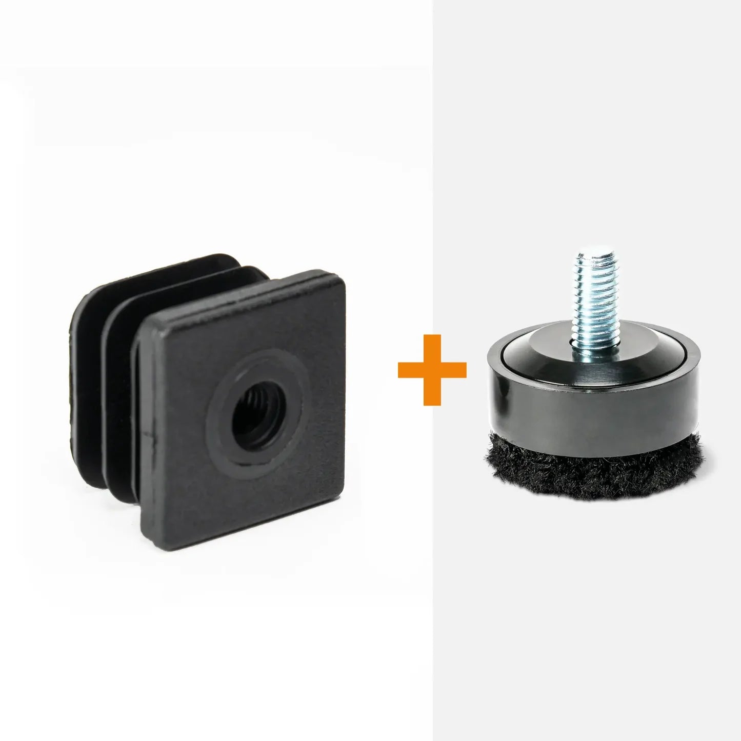 Threaded square insert M8