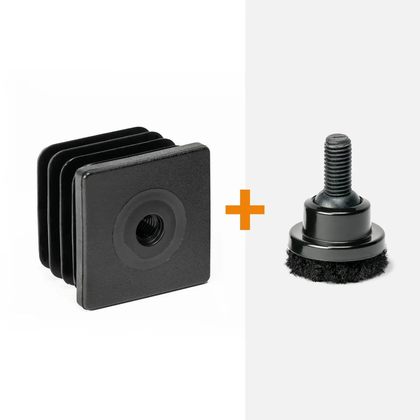 Threaded square insert M8