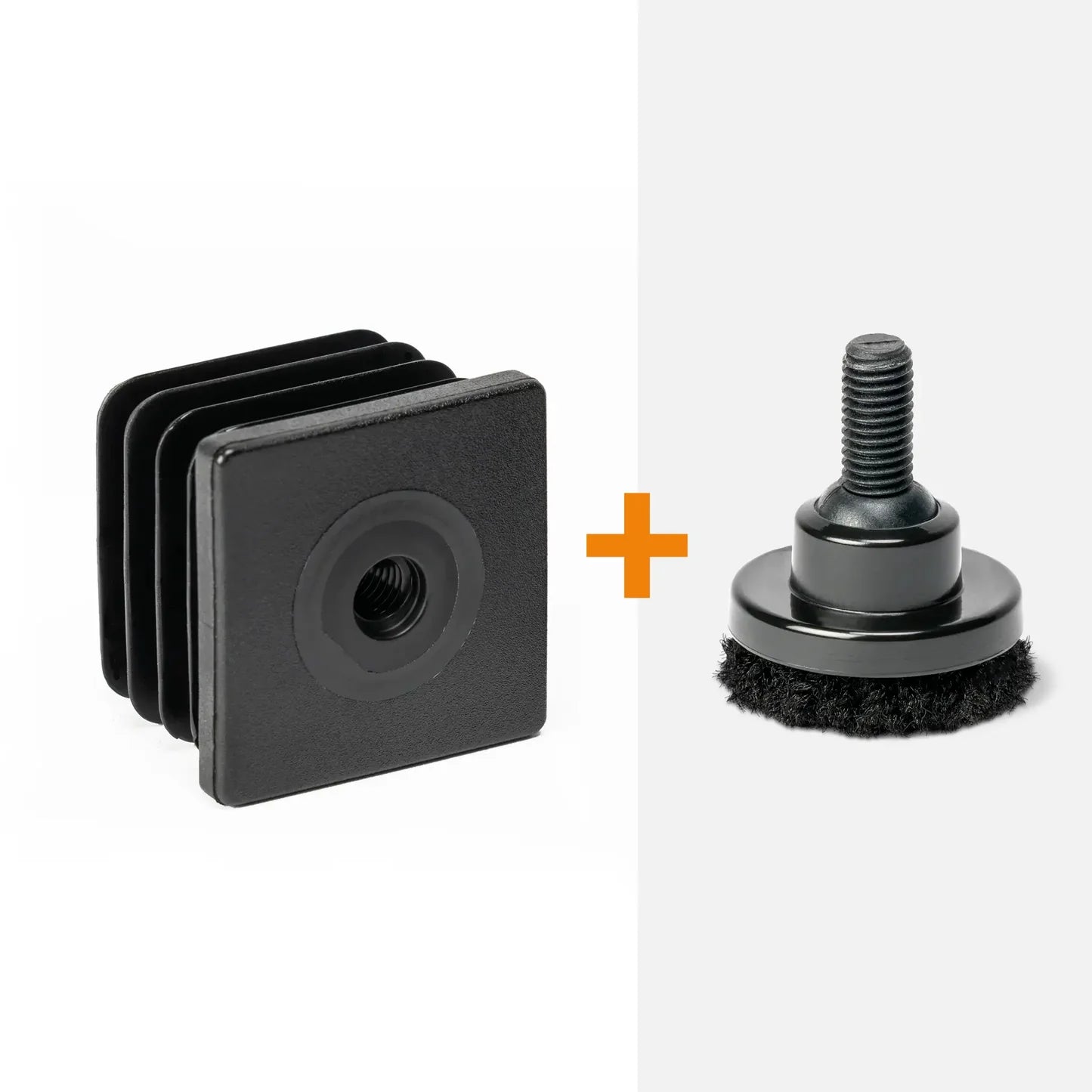 Threaded square insert M8