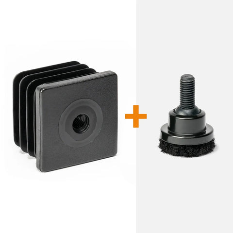 Threaded square insert M8